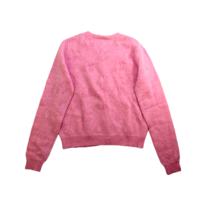 A Pink Cardigans from Bonpoint in size 8Y for girl. (Back View)
