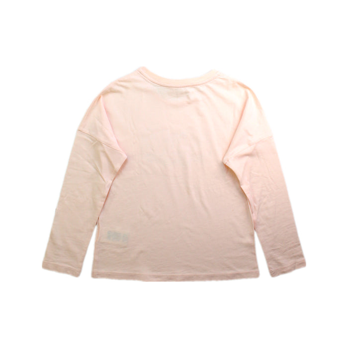 A Pink Long Sleeve Tops from Chloe in size 6T for girl. (Back View)