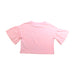 A Pink Short Sleeve T Shirts from Moschino in size 4T for girl. (Back View)