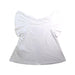 A White Short Sleeve Tops from Monnalisa in size 5T for girl. (Back View)