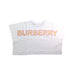 A White Short Sleeve Tops from Burberry in size 4T for girl. (Front View)