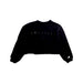 A Black Crewneck Sweatshirts from MM6 Maison Margiela in size 6T for girl. (Front View)