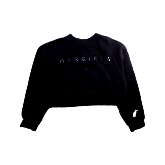 A Black Crewneck Sweatshirts from MM6 Maison Margiela in size 8Y for girl. (Front View)