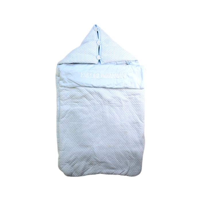 A Blue Swaddles from Emporio Armani in size 12-18M for boy. (Front View)