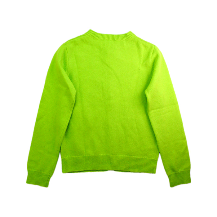 A Green Cardigans from Jacadi in size 10Y for girl. (Back View)