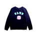 A Navy Crewneck Sweatshirts from Jacadi in size 10Y for girl. (Front View)