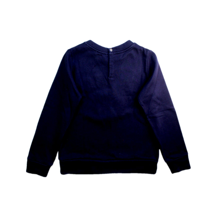 A Navy Crewneck Sweatshirts from Jacadi in size 10Y for girl. (Back View)