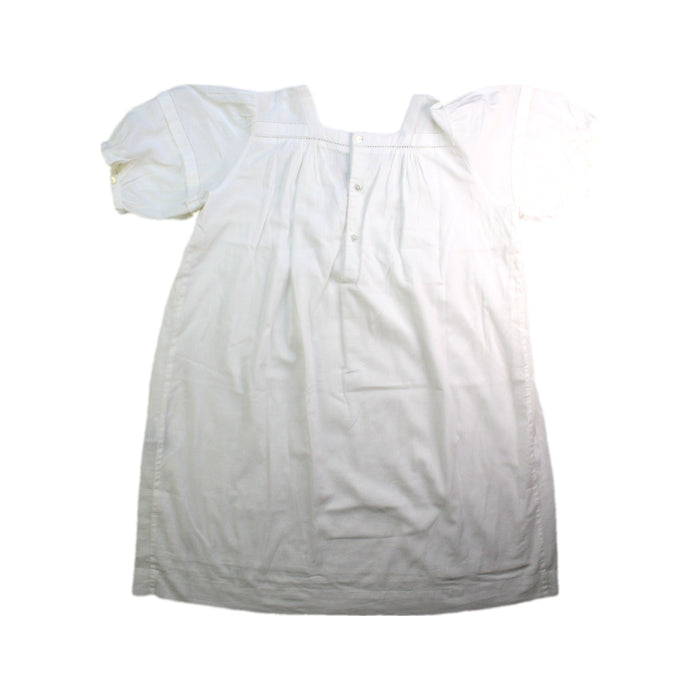 A White Short Sleeve Dresses from Bonpoint in size 10Y for girl. (Back View)