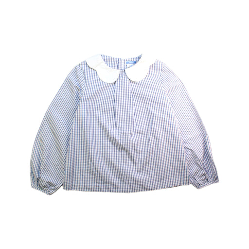 A Blue Long Sleeve Shirts from Jacadi in size 10Y for girl. (Front View)