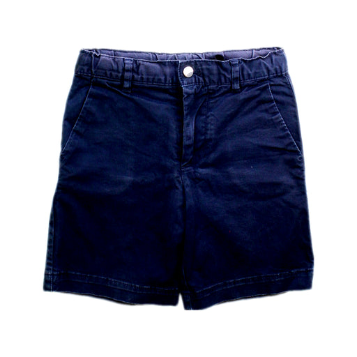 A Navy Shorts from Jacadi in size 6T for boy. (Front View)
