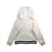 A White Zippered Sweatshirts from Jacadi in size 6T for boy. (Back View)