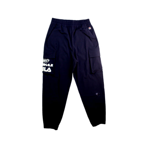 A Black Sweatpants from Fila in size 7Y for boy. (Front View)