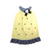 A Yellow Sleeveless Dresses from Rare Editions in size 6T for girl. (Front View)