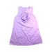 A Purple Sleeveless Dresses from Seed in size 4T for girl. (Front View)