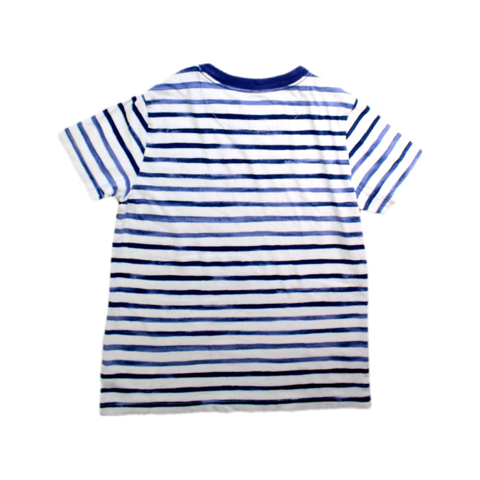 A Blue Short Sleeve T Shirts from Polo Ralph Lauren in size 7Y for girl. (Back View)