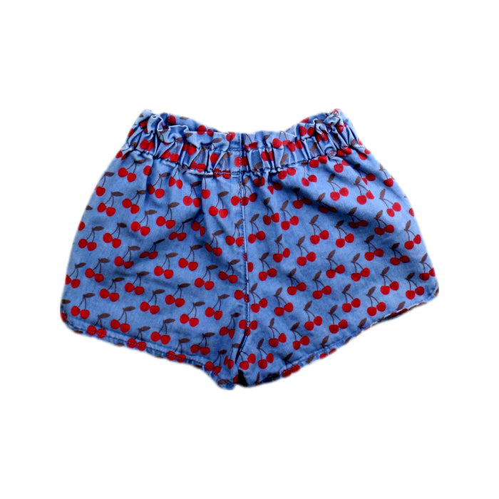 A Blue Shorts from Seed in size 6T for girl. (Back View)