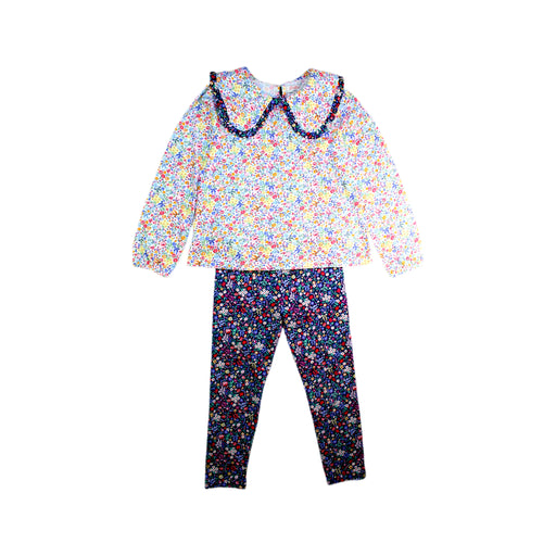 A Multicolour Leggings Sets from Cath Kids London in size 6T for girl. (Front View)