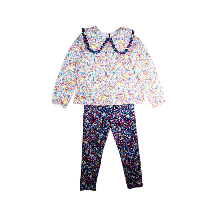 A Multicolour Leggings Sets from Cath Kids London in size 6T for girl. (Front View)