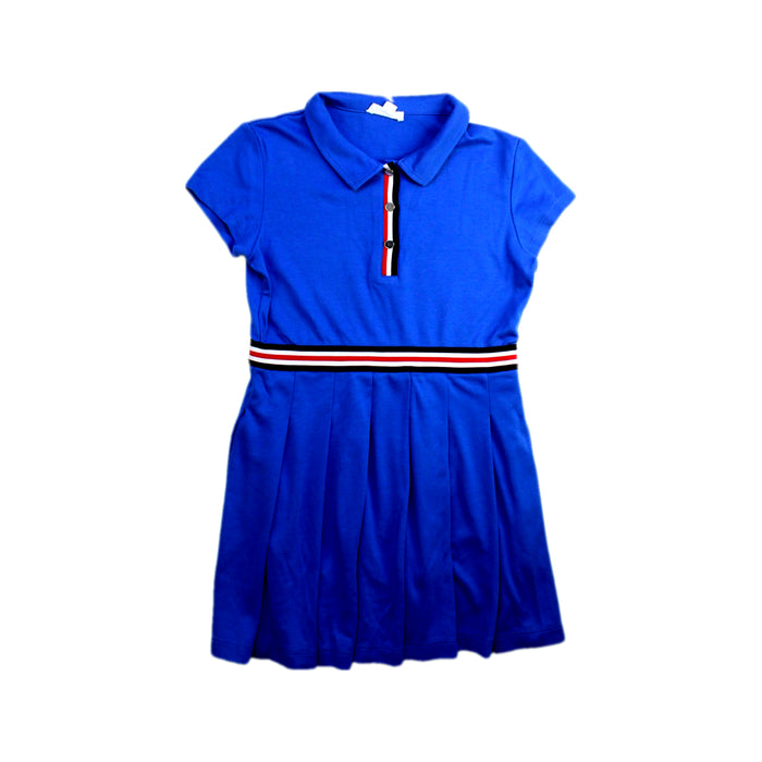 A Blue Short Sleeve Dresses from Jared.M in size 5T for girl. (Front View)