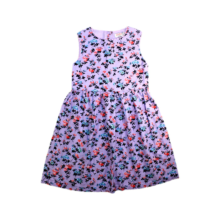 A Purple Sleeveless Dresses from Cath Kids London in size 5T for girl. (Front View)