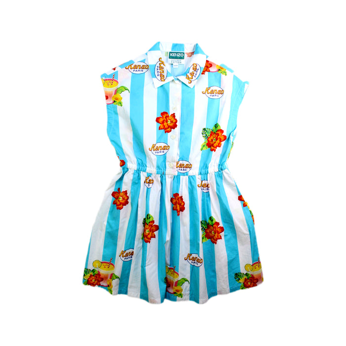 A Multicolour Sleeveless Dresses from Kenzo in size 6T for girl. (Front View)