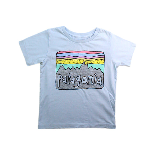 A White Short Sleeve T Shirts from Patagonia in size 2T for neutral. (Front View)