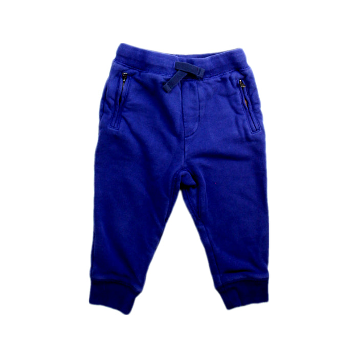 A Blue Sweatpants from Crewcuts in size 2T for boy. (Front View)