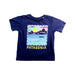 A Navy Short Sleeve T Shirts from Patagonia in size 2T for neutral. (Front View)