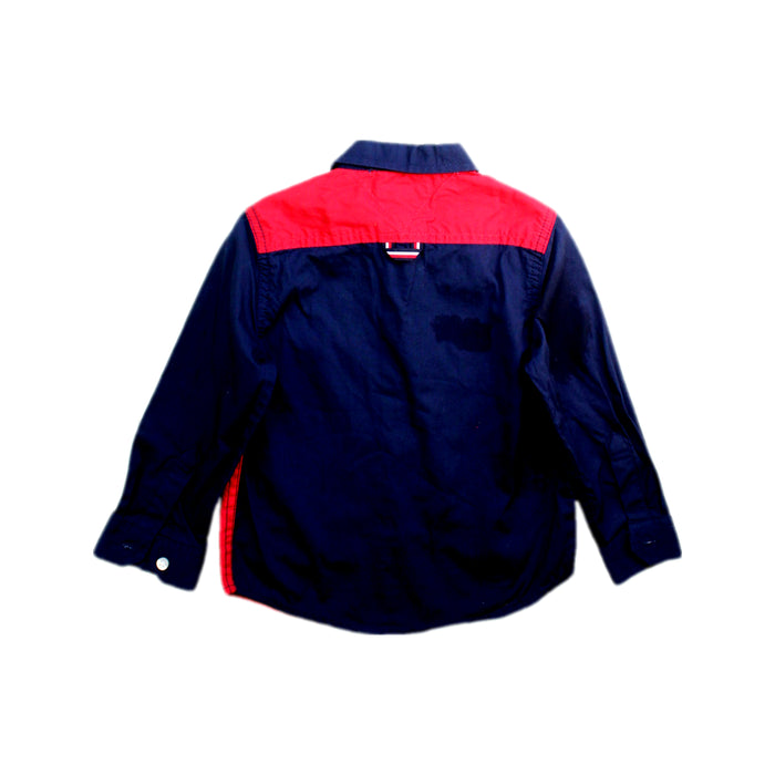 A Red Long Sleeve Shirts from Tommy Hilfiger in size 2T for boy. (Back View)