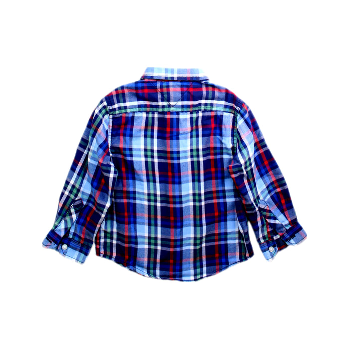 A Multicolour Long Sleeve Shirts from Tommy Hilfiger in size 2T for boy. (Back View)