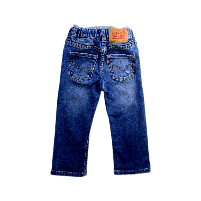 A Blue Jeans from Levi's in size 12-18M for boy. (Back View)