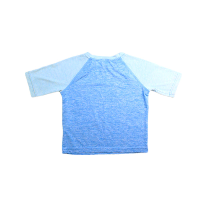 A Blue Rash Guards from Patagonia in size 2T for boy. (Back View)