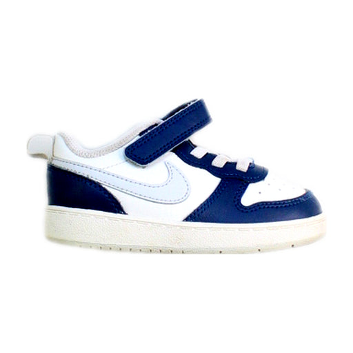 A White Sneakers from Nike in size 18-24M for boy. (Front View)