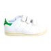 A White Sneakers from Adidas in size 18-24M for neutral. (Front View)