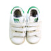 A White Sneakers from Adidas in size 18-24M for neutral. (Back View)