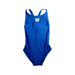 A Blue Swimsuits from Arena in size 5T for girl. (Front View)