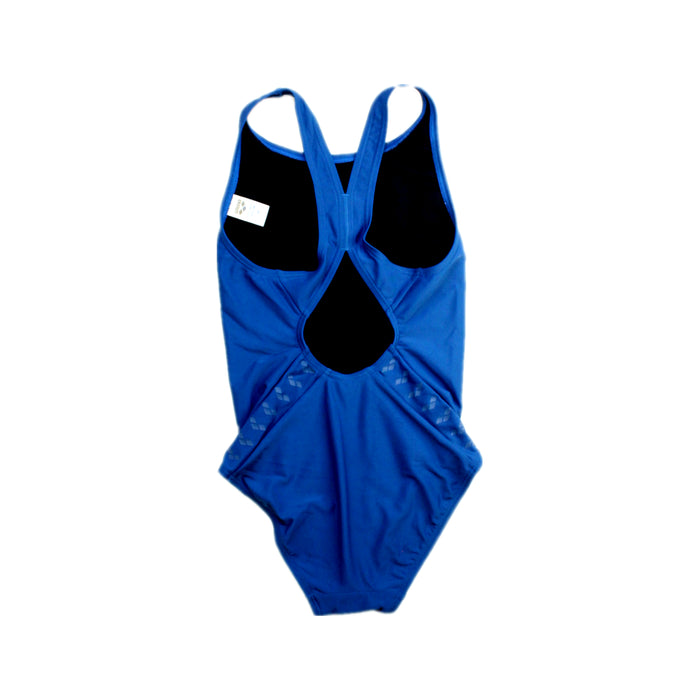 A Blue Swimsuits from Arena in size 5T for girl. (Back View)
