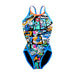 A Multicolour Swimsuits from Arena in size 7Y for girl. (Front View)