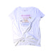 A White Short Sleeve T Shirts from Abercrombie & Fitch in size 9Y for girl. (Front View)