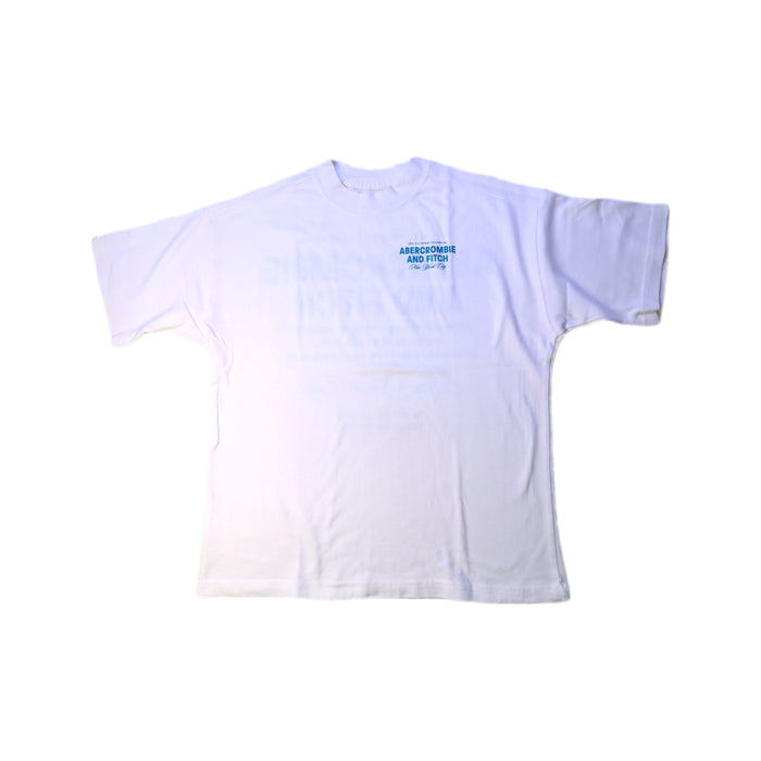 A White Short Sleeve T Shirts from Abercrombie & Fitch in size 11Y for neutral. (Front View)