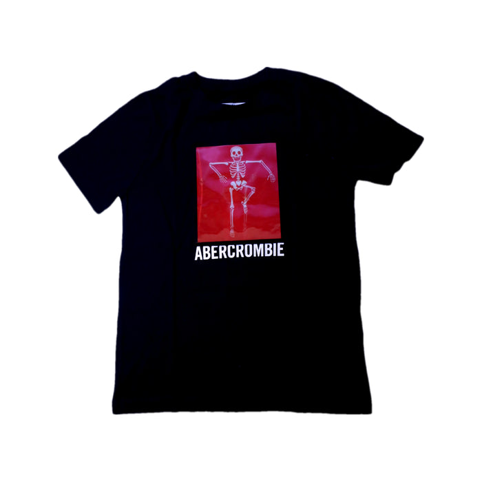A Navy Short Sleeve T Shirts from Abercrombie & Fitch in size 9Y for boy. (Front View)