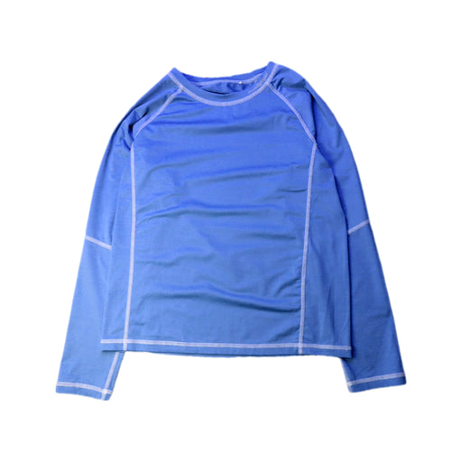 A Blue Rash Guards from Moody Tiger in size 8Y for boy. (Front View)
