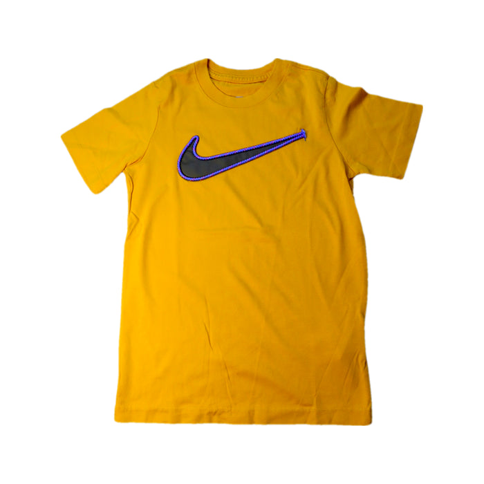 A Yellow Short Sleeve T Shirts from Nike in size 8Y for boy. (Front View)