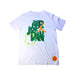 A White Short Sleeve T Shirts from Air Jordan in size 10Y for boy. (Front View)