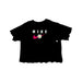 A Black Short Sleeve T Shirts from Nike in size 8Y for girl. (Front View)