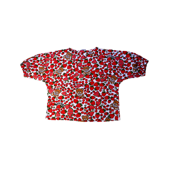 A Multicolour Short Sleeve T Shirts from Moschino in size 10Y for girl. (Back View)