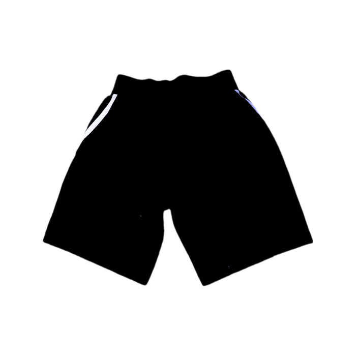 A Black Shorts from Adidas in size 7Y for boy. (Back View)