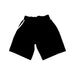 A Black Shorts from Adidas in size 7Y for boy. (Back View)