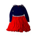 A Blue Long Sleeve Dresses from Boden in size 8Y for girl. (Back View)