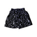 A Black Shorts from Nike in size 8Y for boy. (Back View)